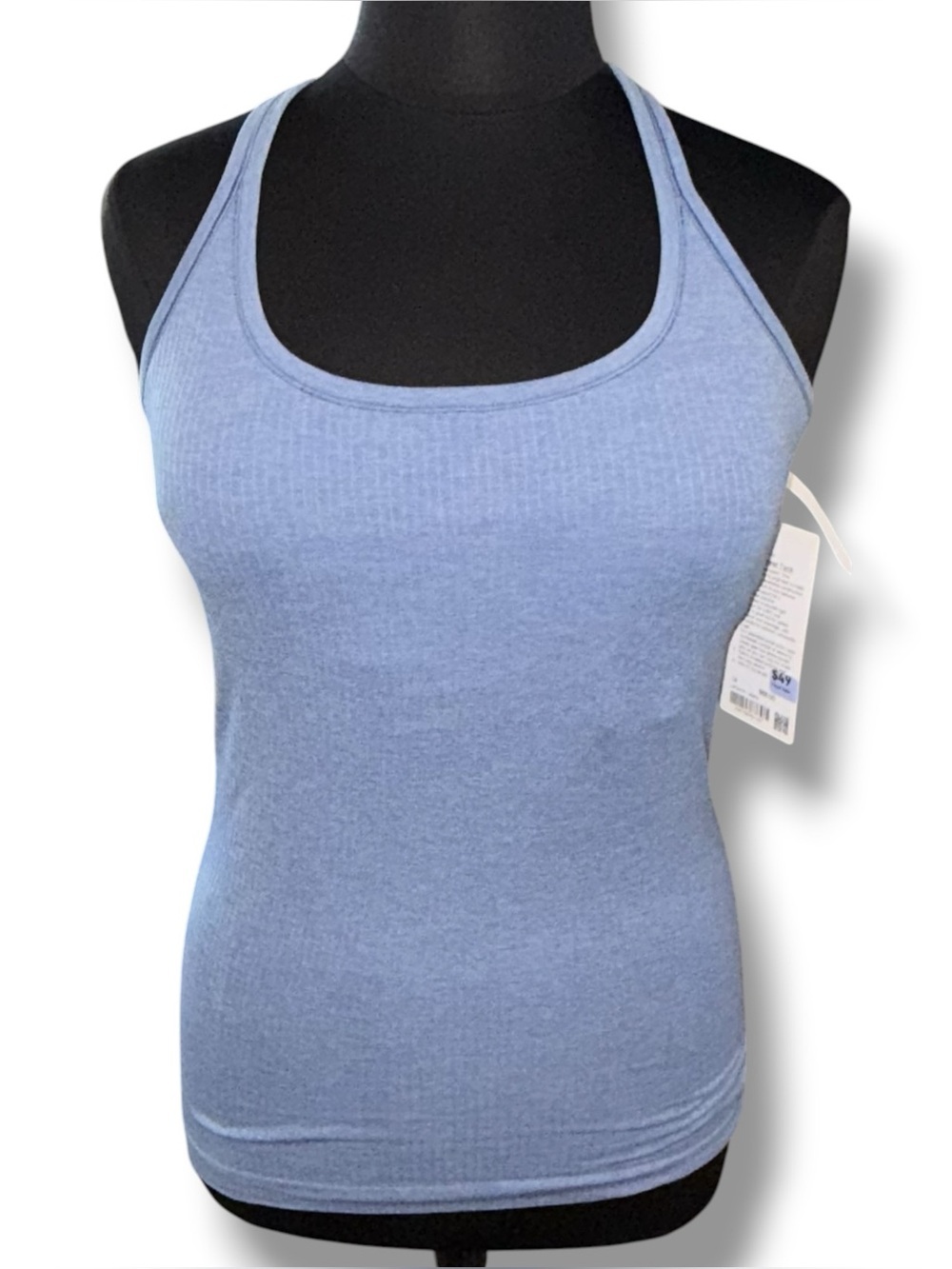 NWT LULULEMON Ebb to Street Tank - 14 Washed Denim - Picture 2 of 10